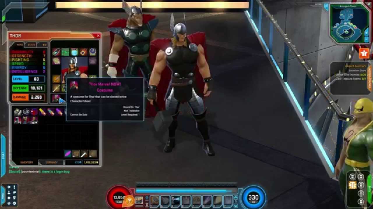Marvel Heroes - Thor Level 52 Super Power: God Blast