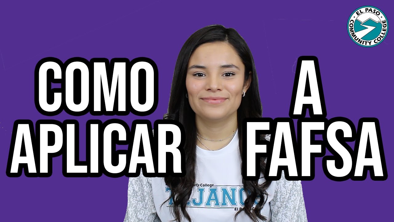 COMO APLICAR A FAFSA