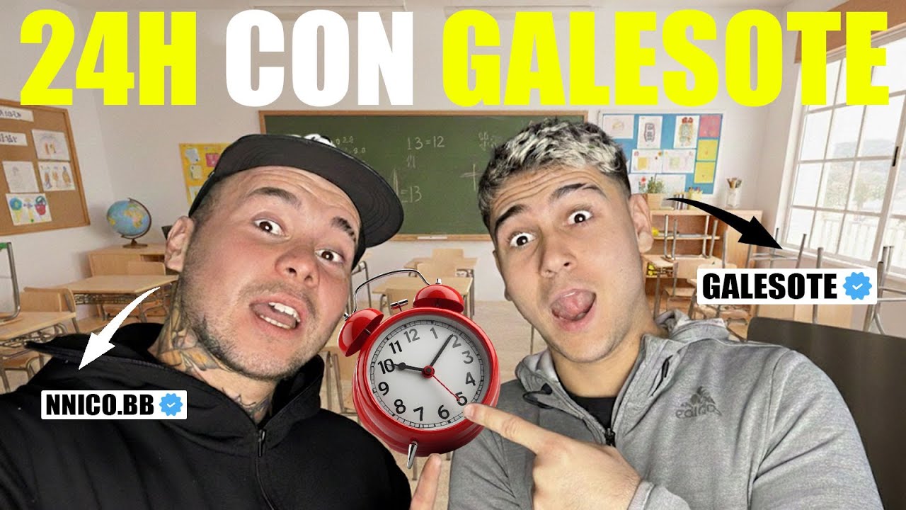 24H CON GALESOTE (1 MILLÓN DE SEGUIDORES EN 100 DÍAS!!)