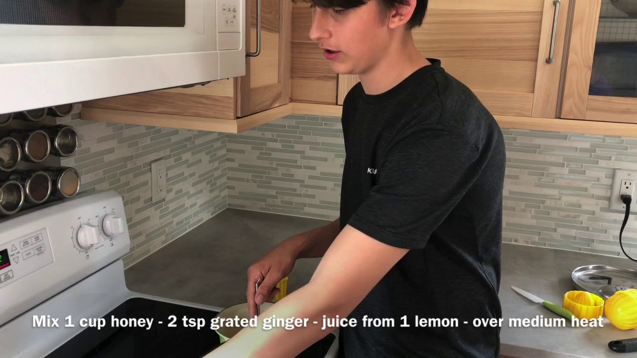 Braden Makes Hard Candy Ginger Honey Lemon Cough Drops