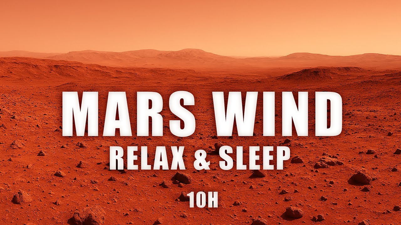 10h Mars Wind Vol.2 | White Noise for Sleep, Focus & Relaxation (Dark Screen, No Ads)