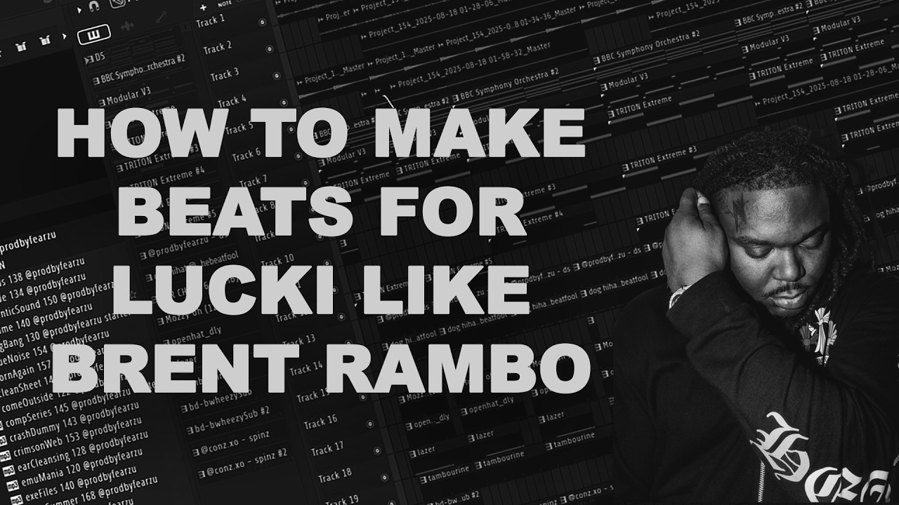 HOW TO MAKE BEATS FOR LUCKI LIKE BRENTRAMBO [TUTORIAL]