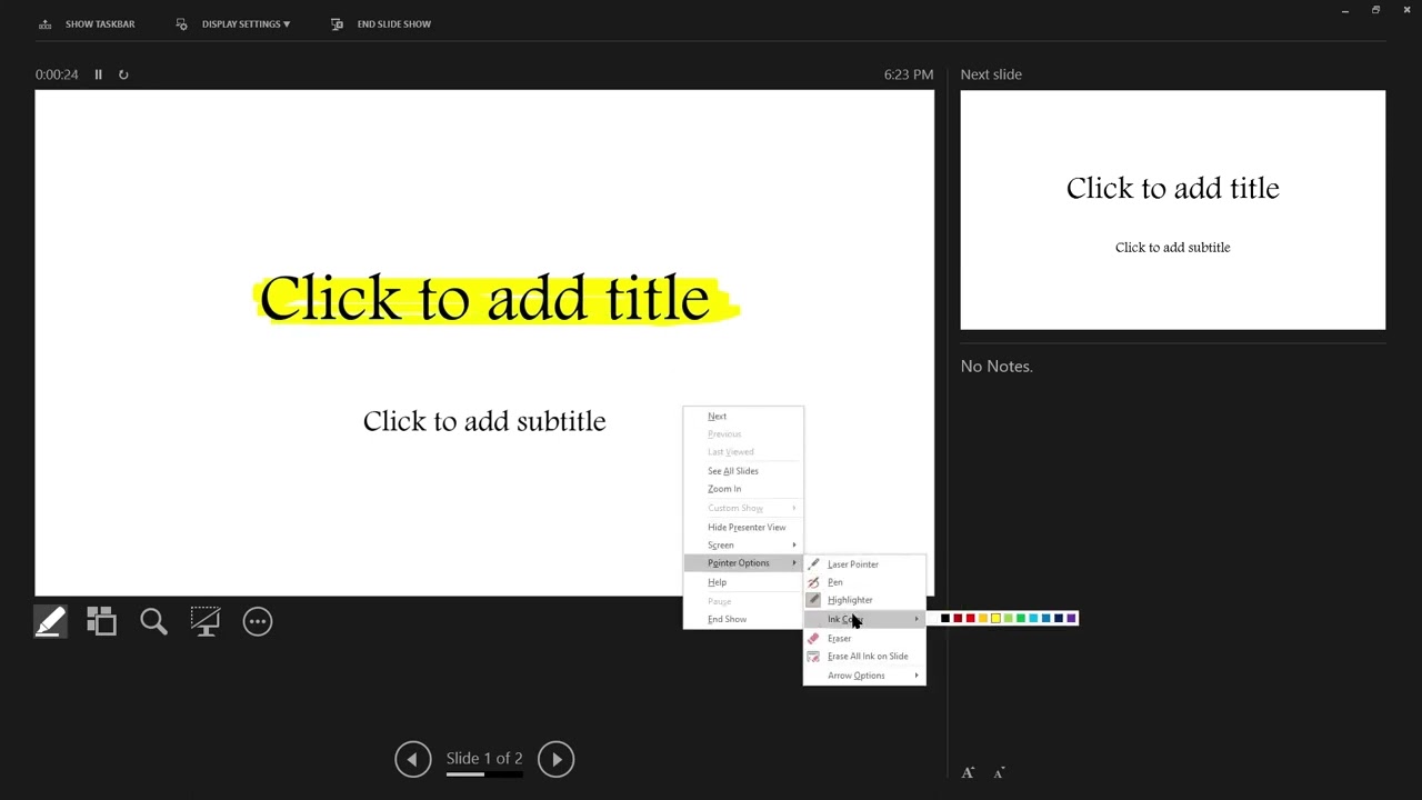 How to Highlight Text in PowerPoint with Animation: Text Highlighting Animation during presentation