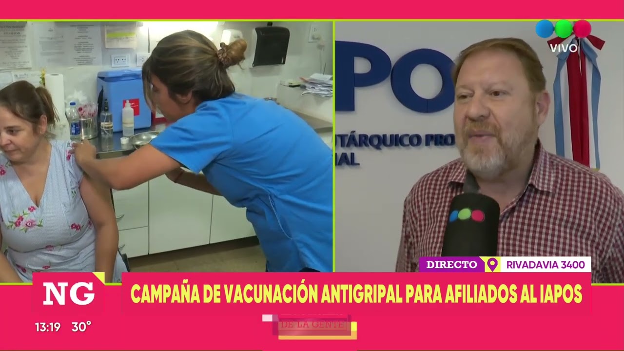 Comenzó la campaña de vacunación antigripal para los afiliados al IAPOS