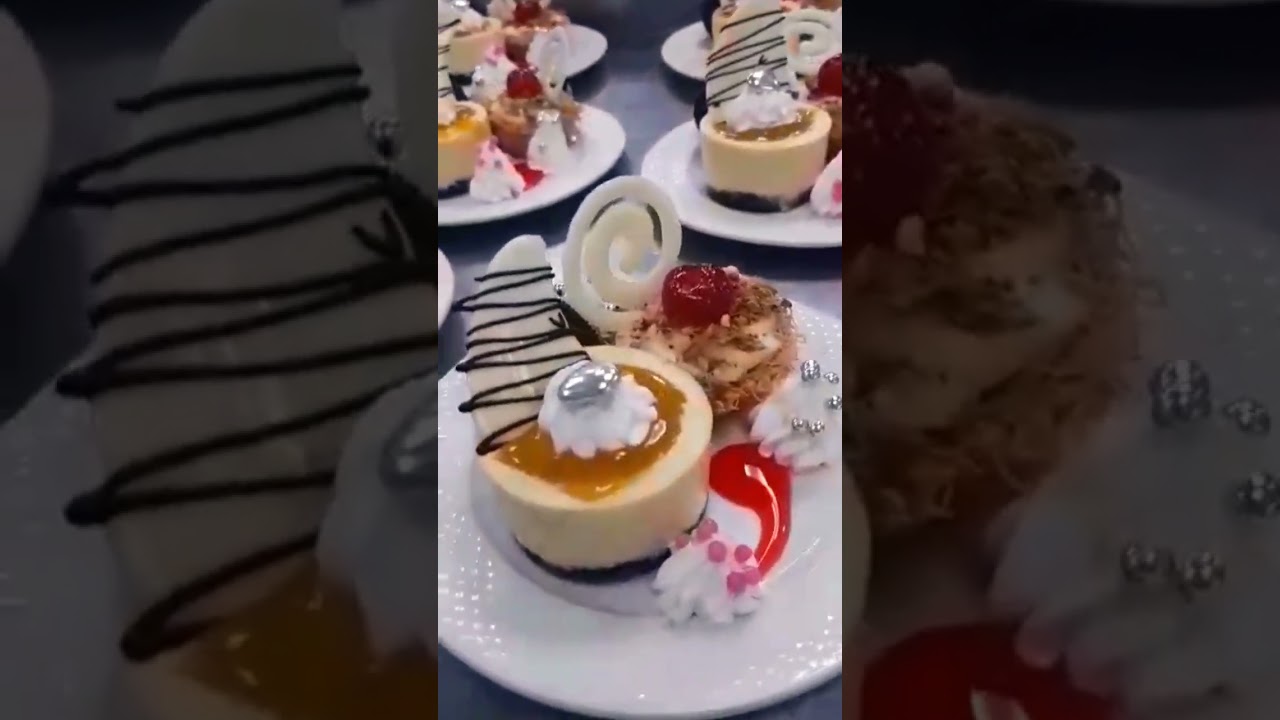 Amazing Mango Pudding with Arabic Kunafa Dessert Plating | Luxury Dessert Plate