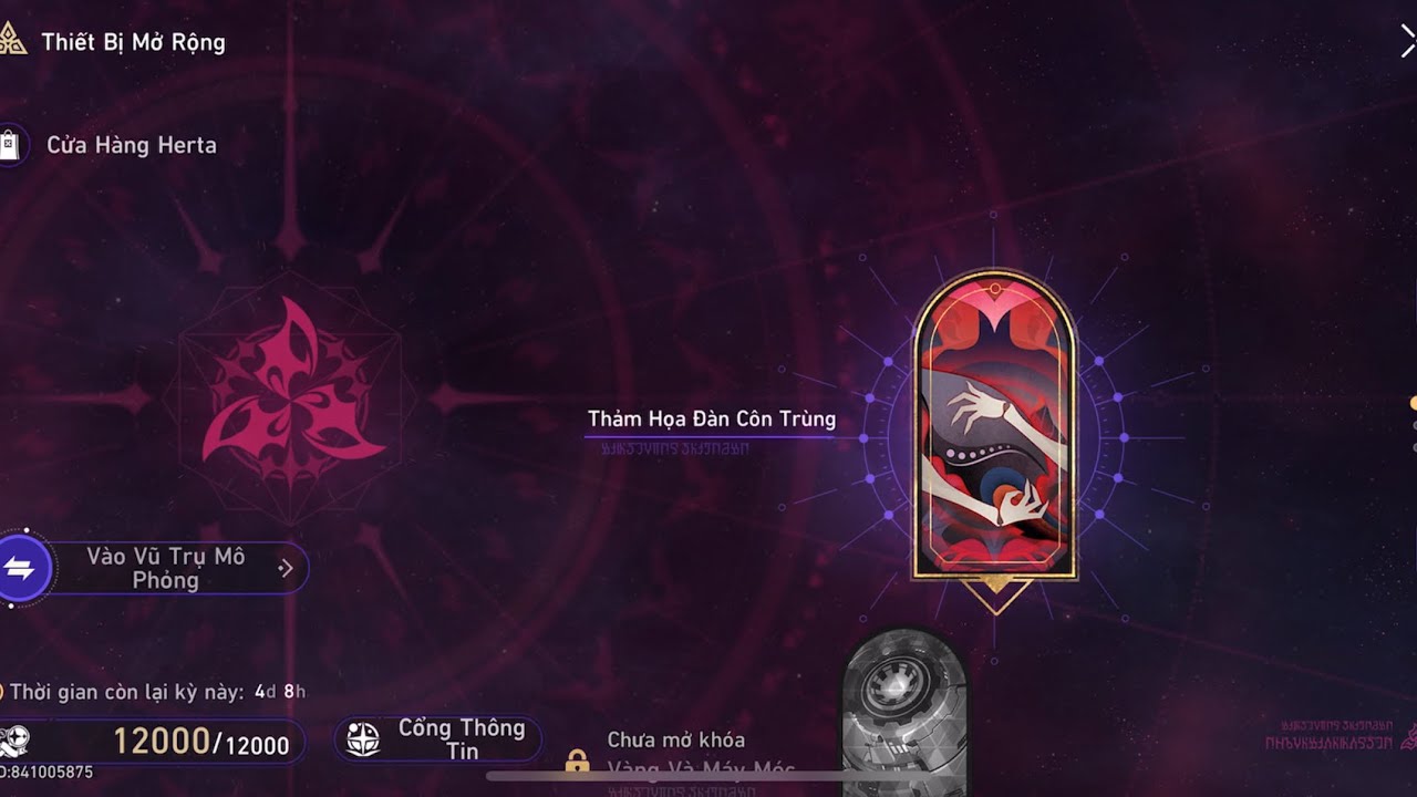 Honkai quest: Thảm họa côn trùng - Mở đầu (Vũ trụ mô phỏng)