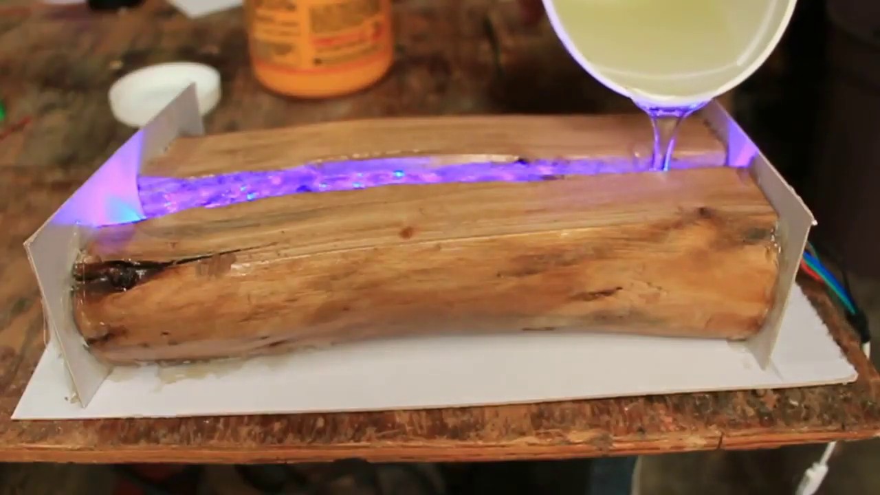 How to Make an Epoxy Resin Wooden Lamp for Decoration