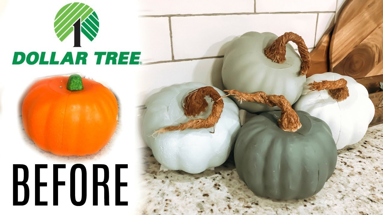 DOLLAR TREE FALL DIY 2019 // DOLLAR TREE PUMPKIN MAKEOVER