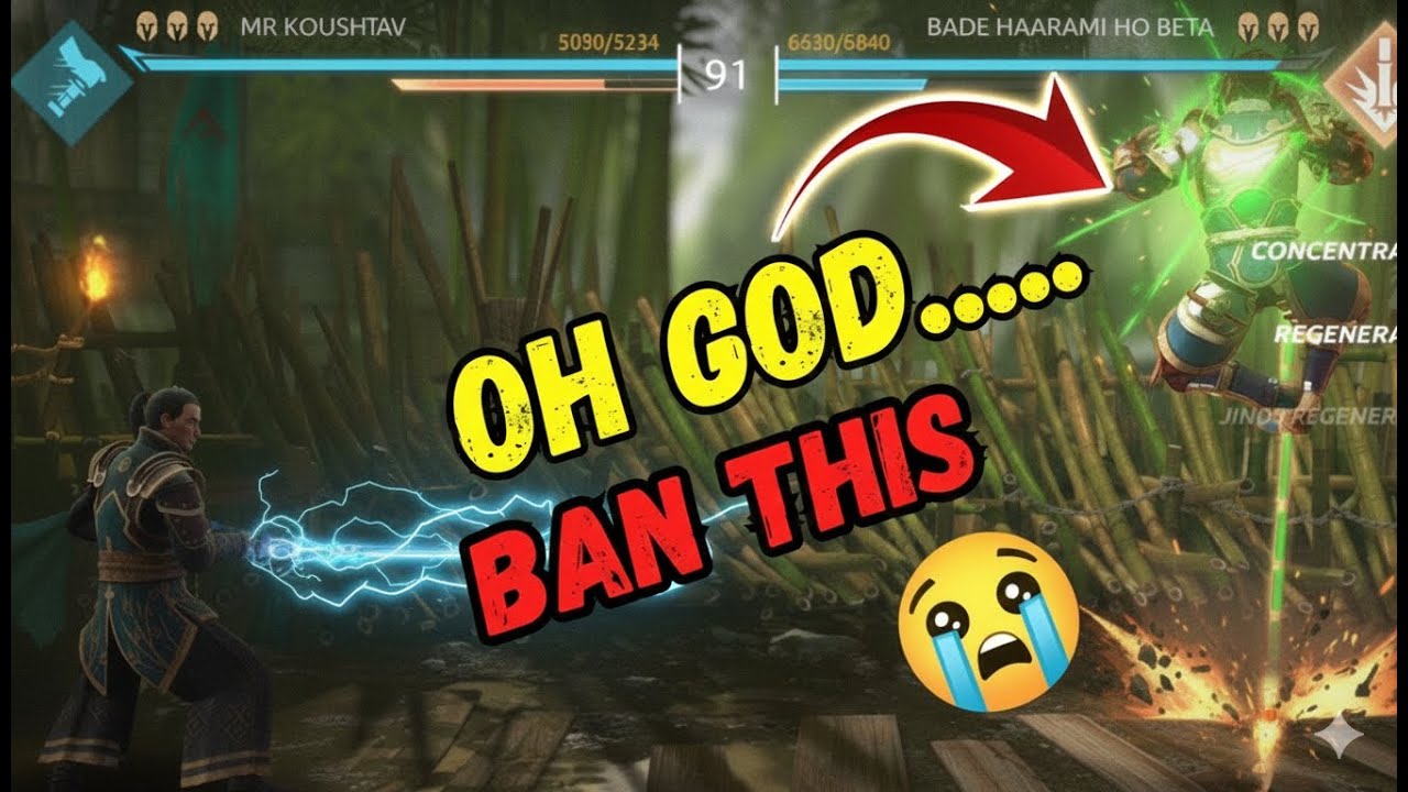 OH GOD... BAN THIS! 🛑 Shadow Fight 4 is officially BROKEN 😱 || Shadow Fight 4: Arena