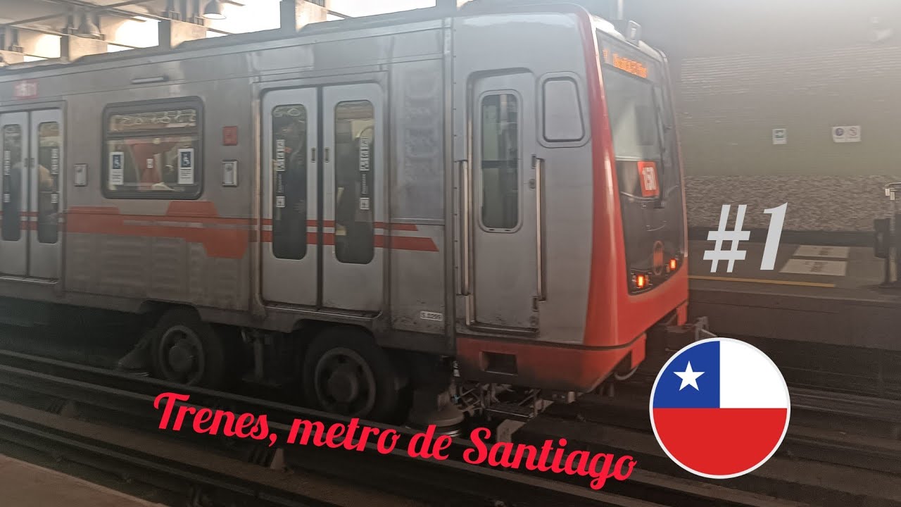 Recopilación trenes del metro de Santiago #1