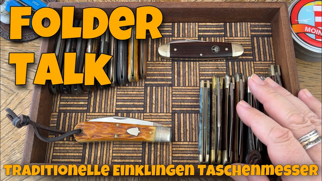 🚨 Folder Talk ‼️ Traditionelle Taschenmesser mit einer Klinge 🚨