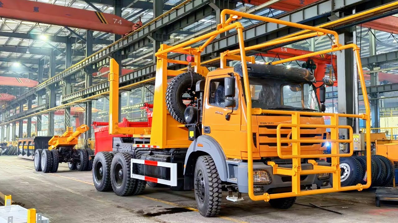 Beiben 40 T logging semitrailer, 6x4 drive