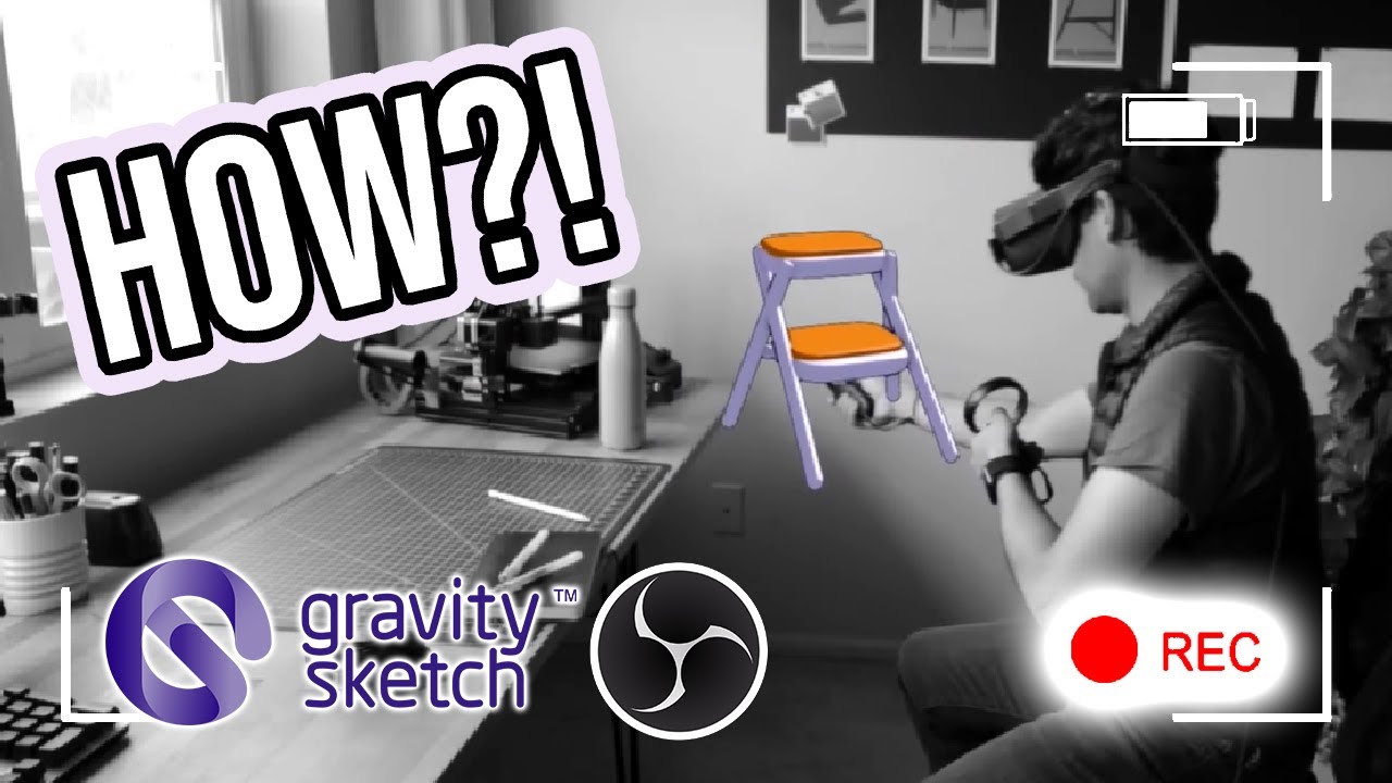 How to record Gravity Sketch so it looks like Augmented Reality