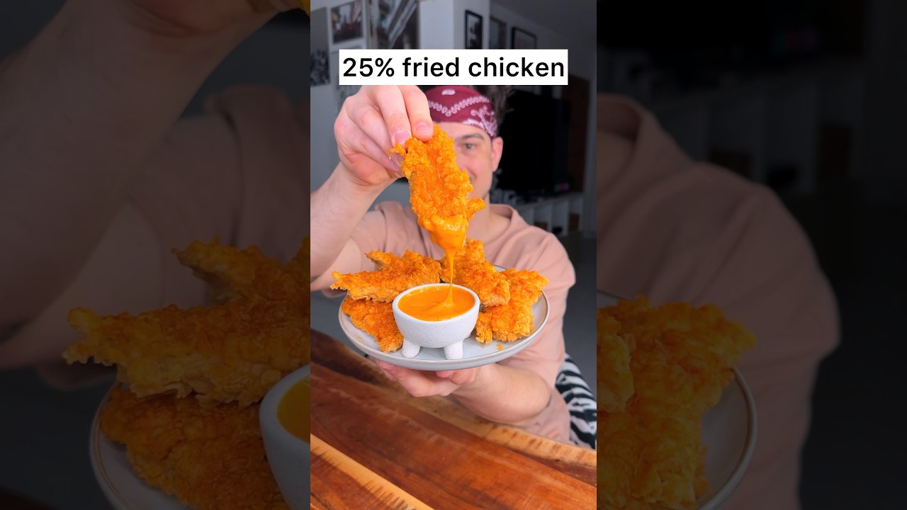 What is the BEST way to eat FRIED CHICKEN? With fries or as a sandwich?😌❤️🍗 | CHEFKOUDY
