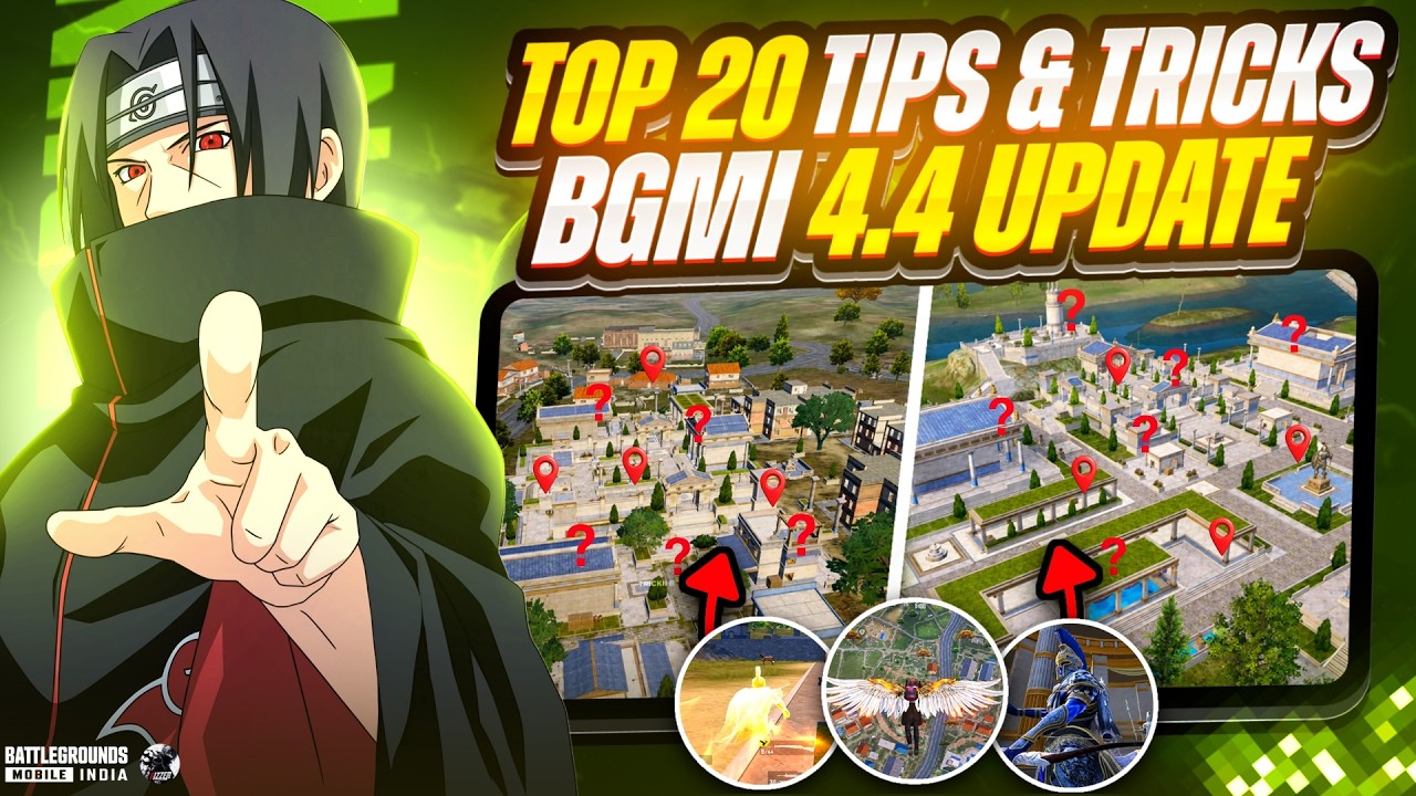 Top 20 Tips & Tricks You MUST Know About BGMI 4.4 Update| Hero's Crown Event GUIDE.