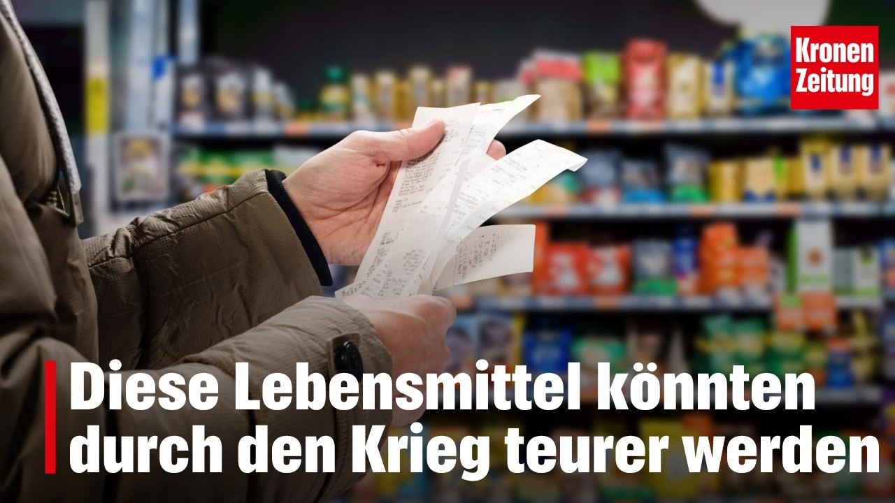 Diese Lebensmittel könnte der Krieg teurer machen | krone.tv NEWS