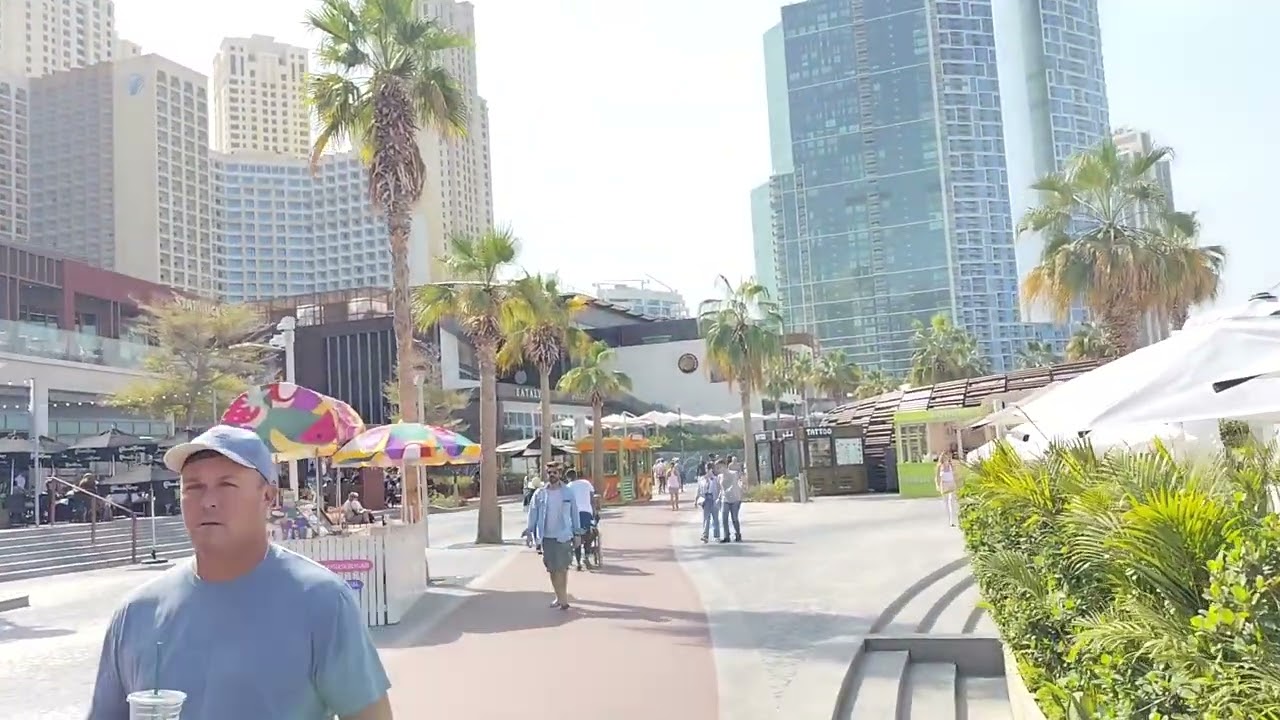 Plimbare 2026 ziua prin zona JBR  Dubai Marina