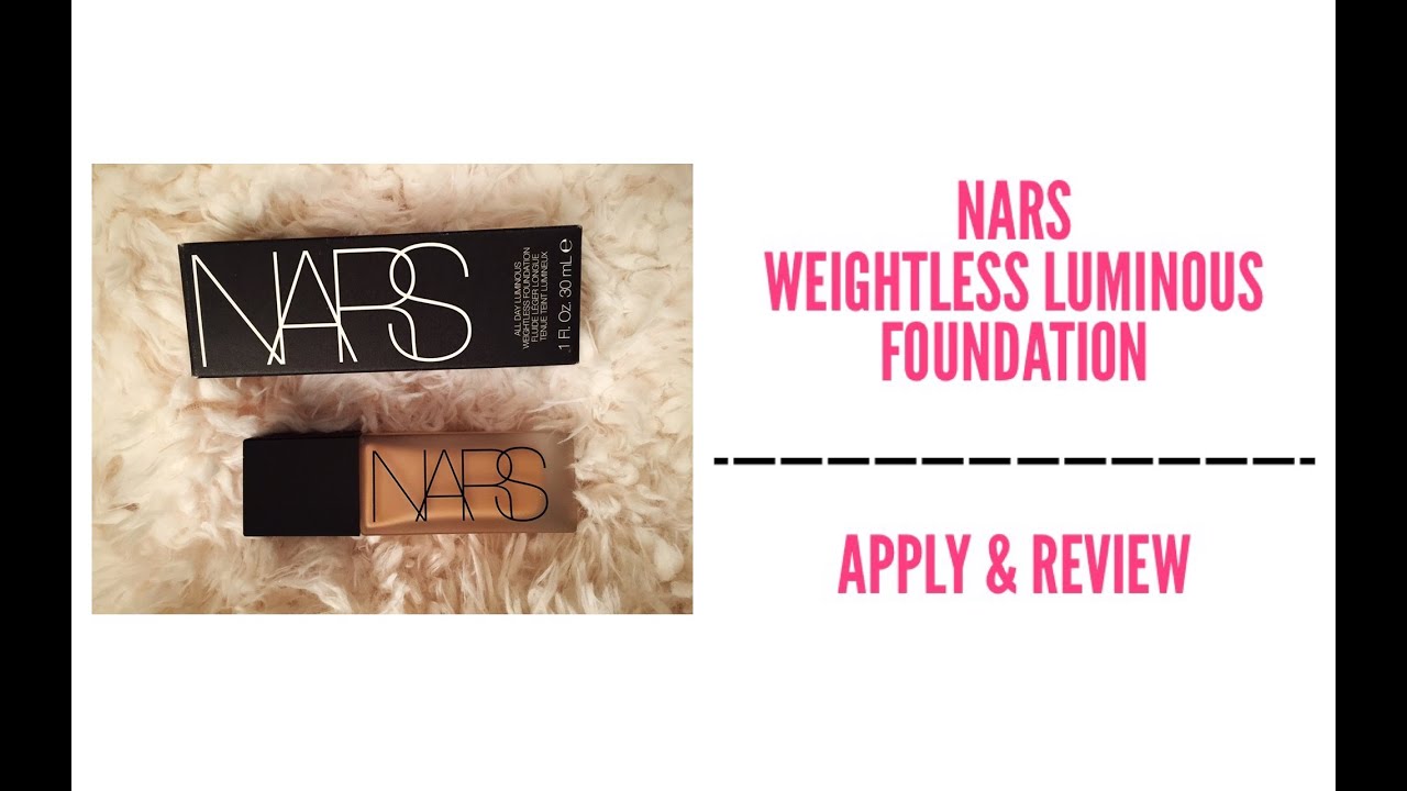 ❤ Nars Weightless Lumious Foundation + Application