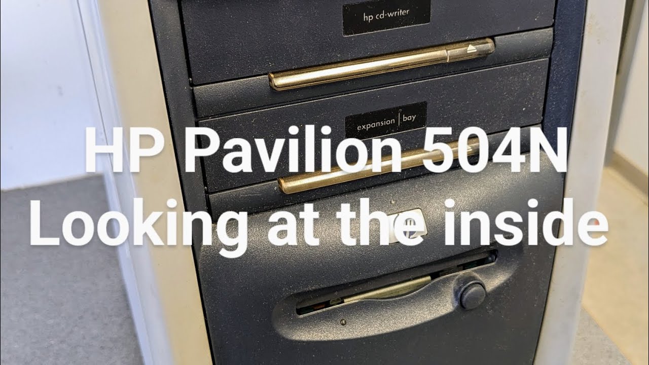 HP PAVILION 504N Computer from the early 2000s
