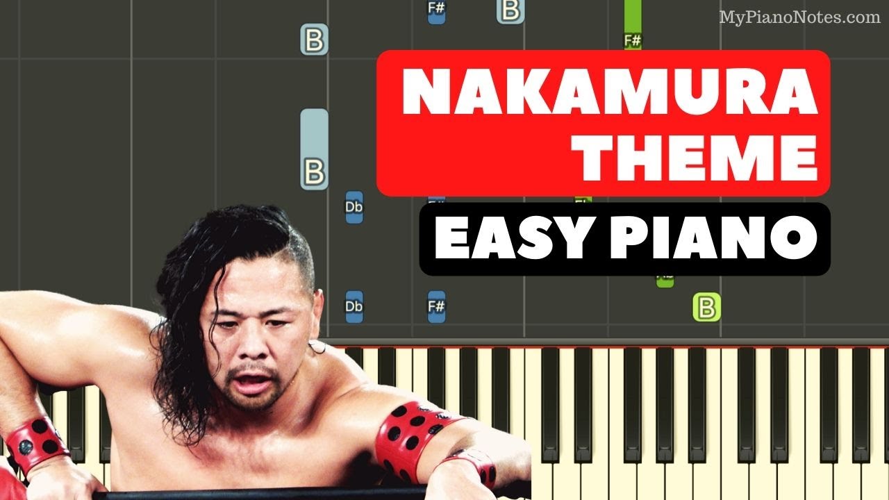 Shinsuke Nakamura Theme Song - Piano Tutorial for WWE Fans | Learn How to Play