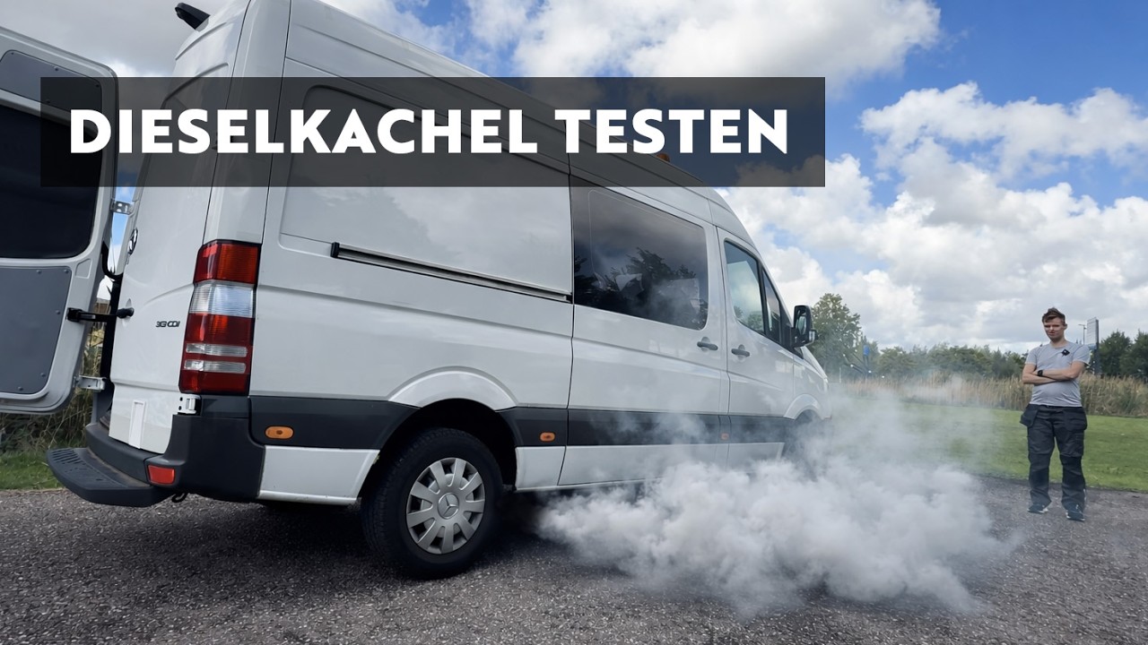 Ozonbehandeling & dieselkachel testen! - Camper Build #11