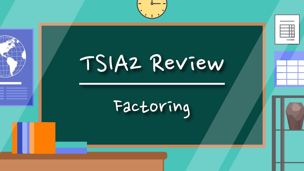 Обзор математики TSIA2 &mdash; Факторинг