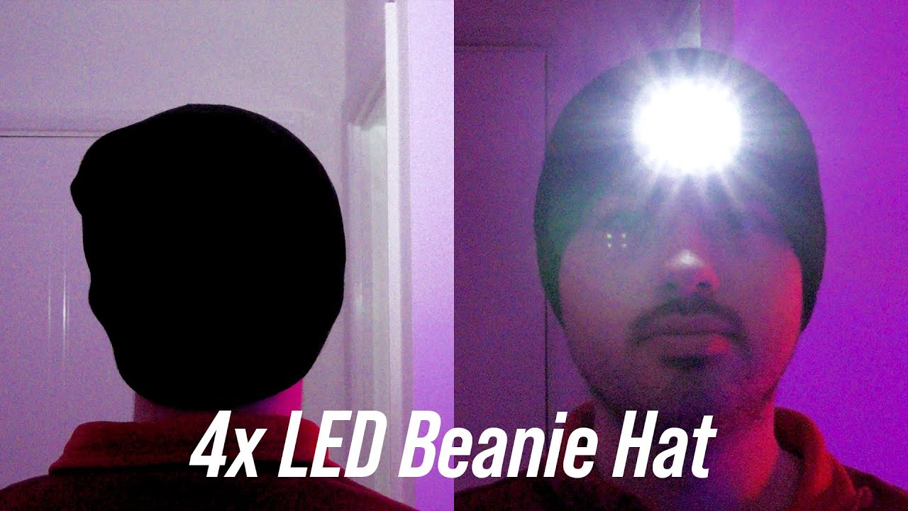 Bright Idea or Bonkers? Light-Up 4x LED Rechargeable Beanie Hat