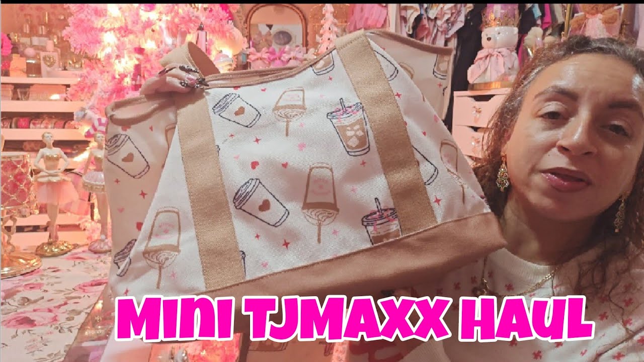 Pinkmas Day 10🩷🎅🏼@tjmaxx haul 🛍️✨