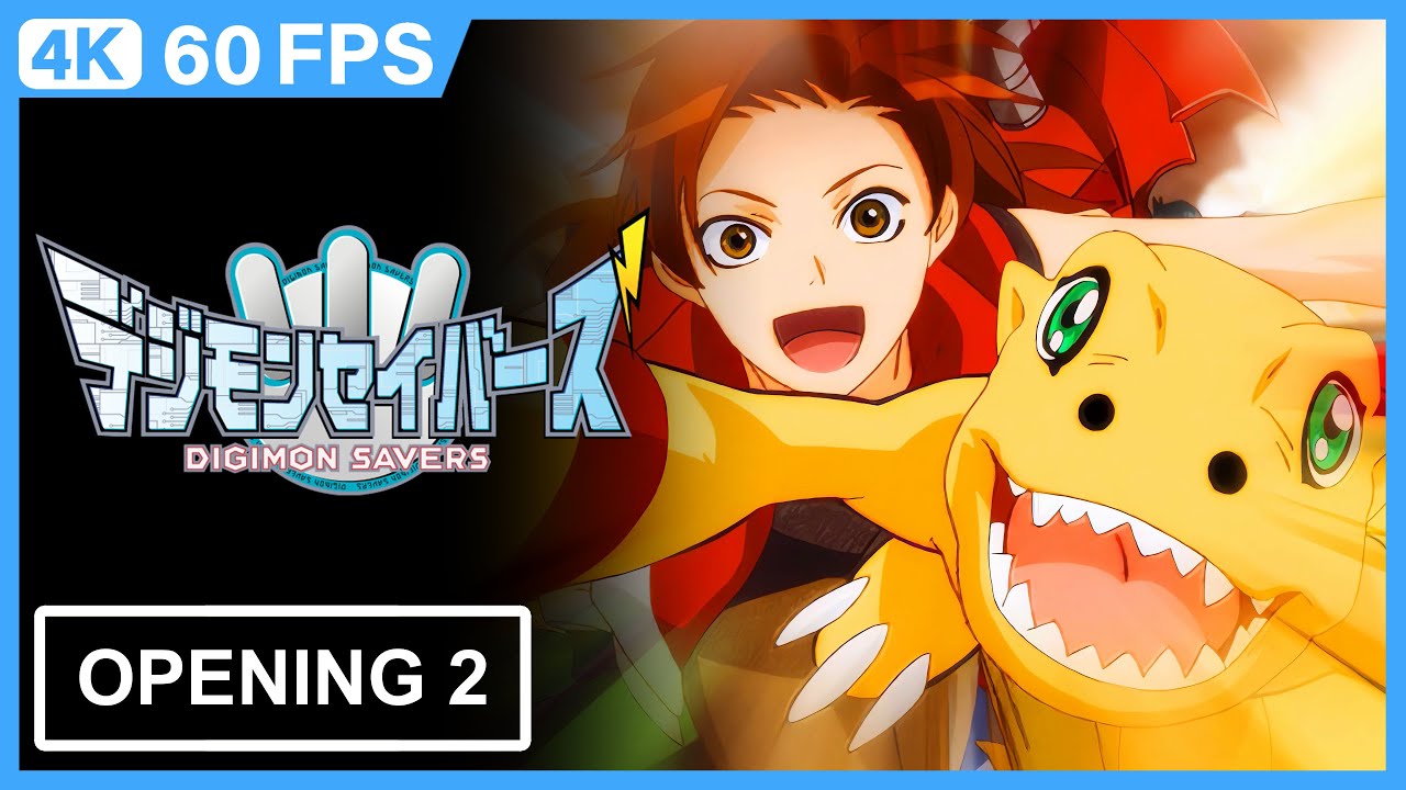 Digimon Savers Opening 2 |Creditless| [4K 60FPS Remastered]