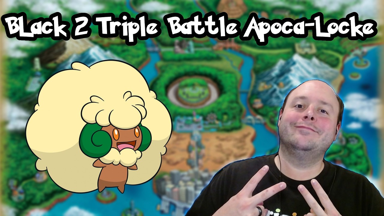 Hopefully Getting A Second Badge!! -Black 2 Triple Battle Apoca Locke-