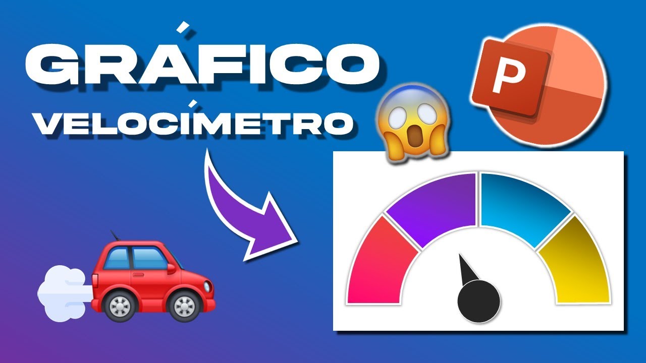 Como criar gráfico no powerpoint de velocímetro