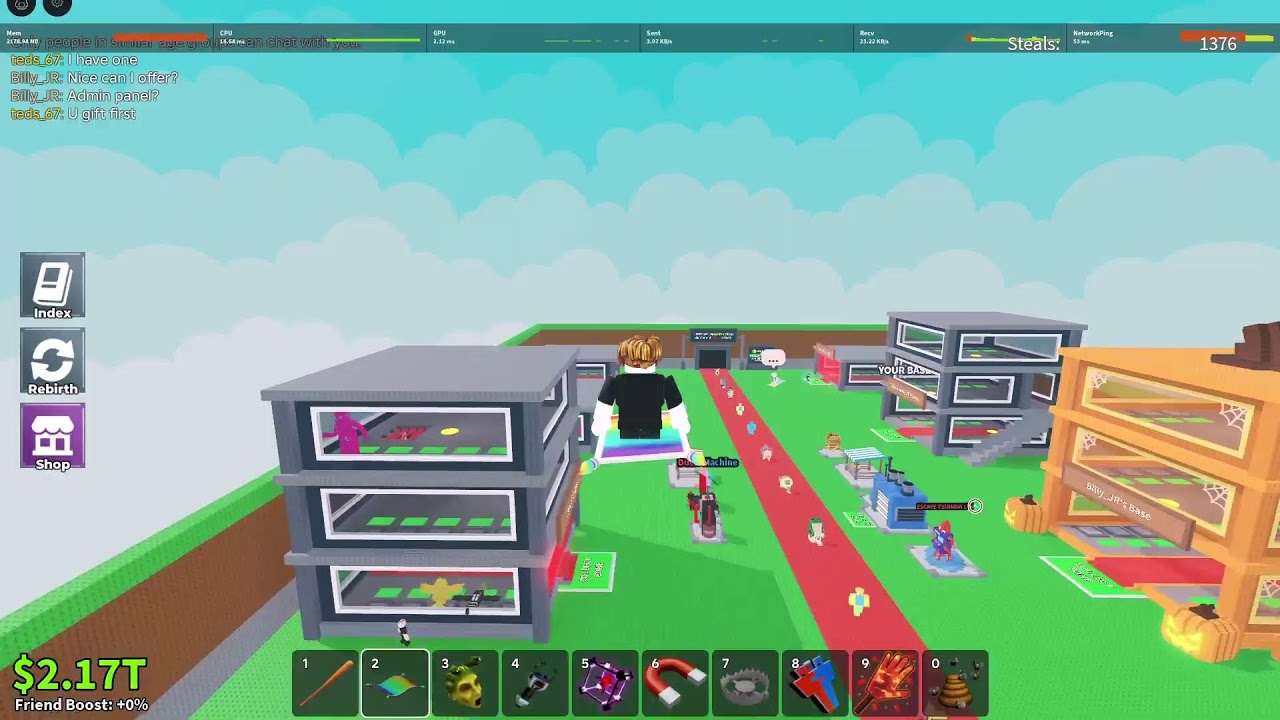 steal a brainrot trading, giveaways and more (last stream)