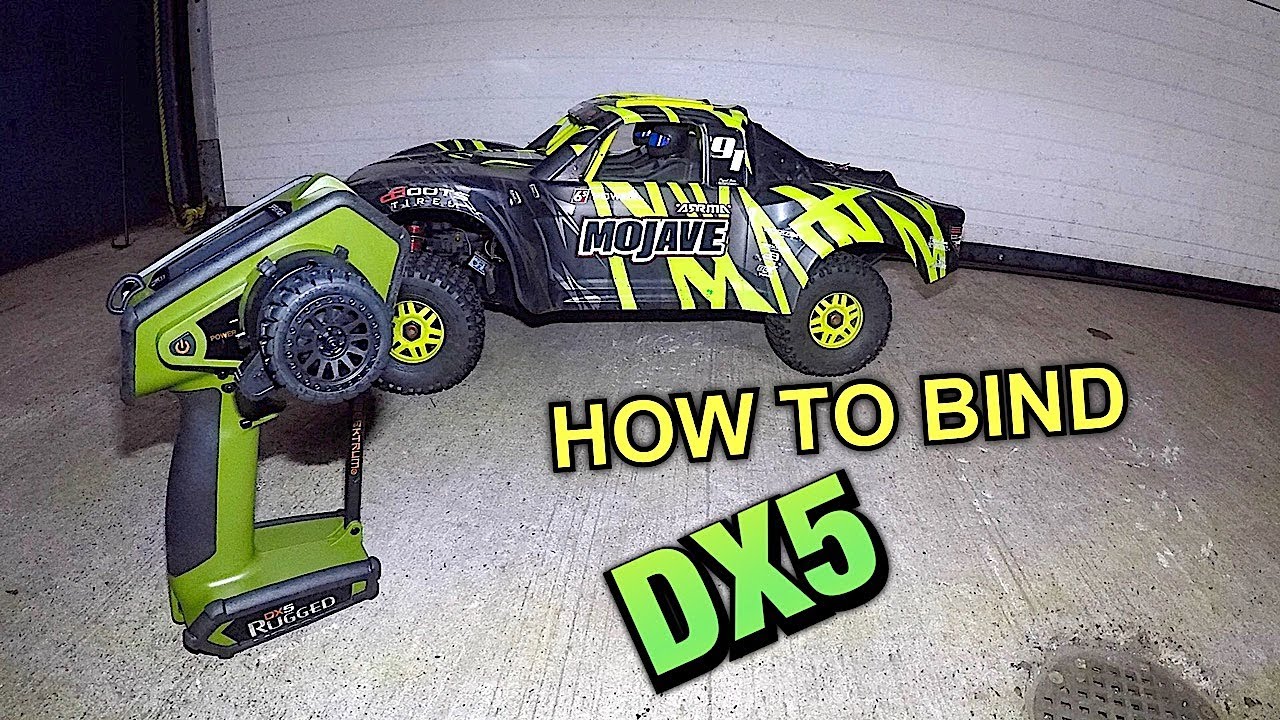 How to bind radio to reciever DX5 Spektrum Rugged