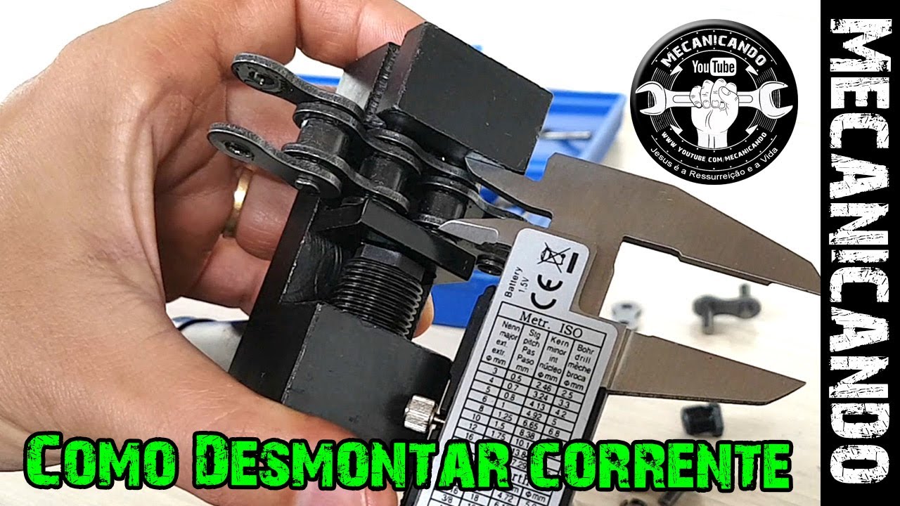 COMO DESMONTAR E MONTAR CORRENTES DE MOTO 🔧🔩 - MECANICANDO