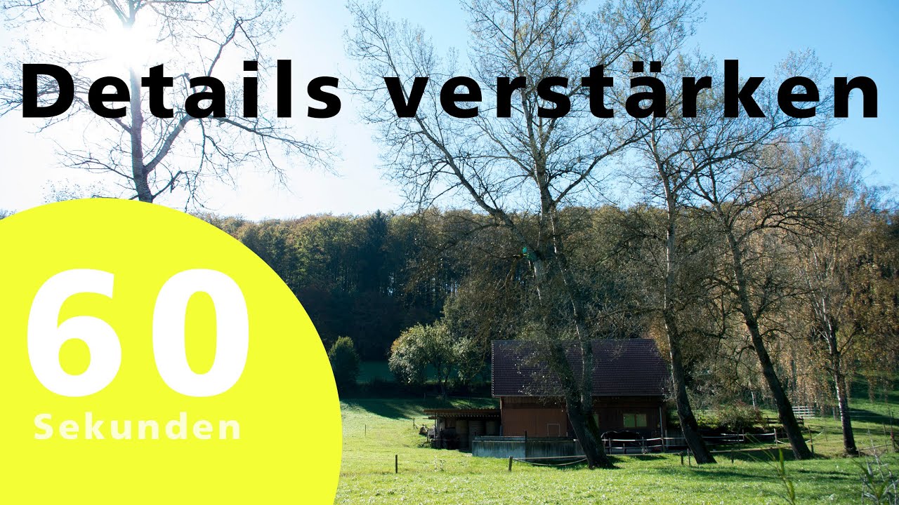 Details verstärken / Hochpass-Filter