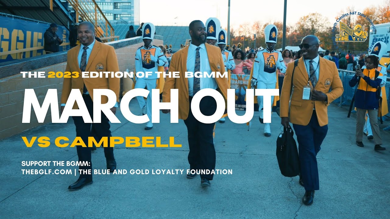 NCAT - Marching Out of Stadium | Senior Day 2023