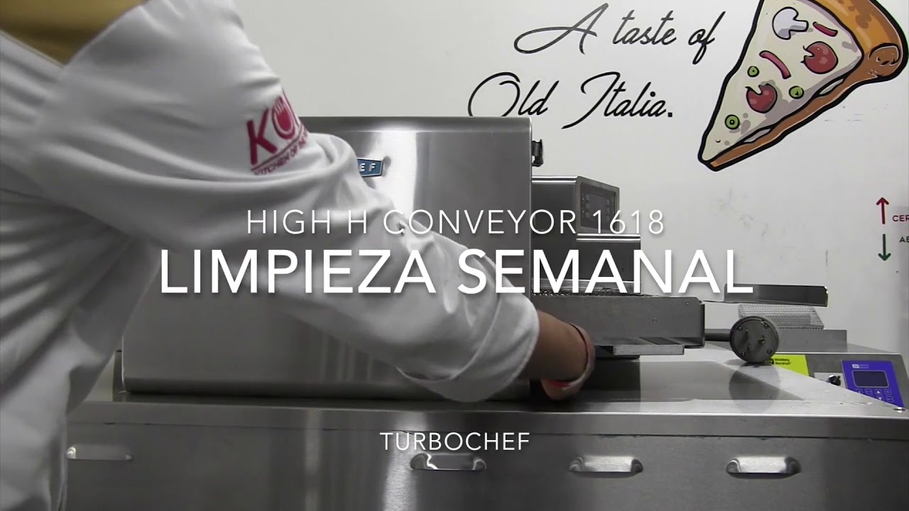Turbochef HHC1618 Limpieza