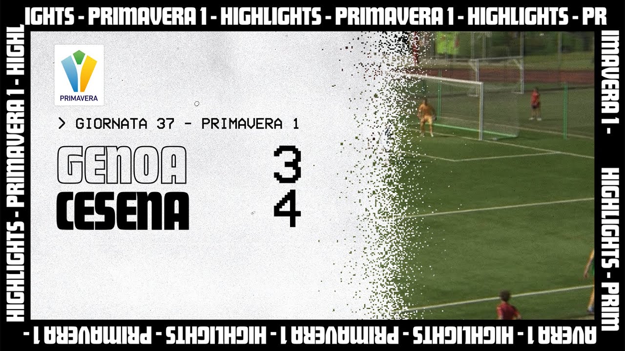 [Primavera 1] Geona - Cesena: 3-4