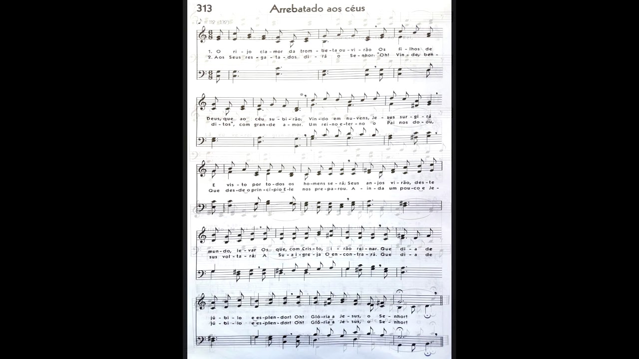 Hinário 5 CCB - Hino 313 - Arrebatado aos céus - Strings - Teclado Yamaha PSR S670