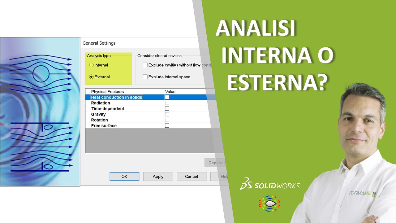 Analisi interna o esterna in Flow Simulation?