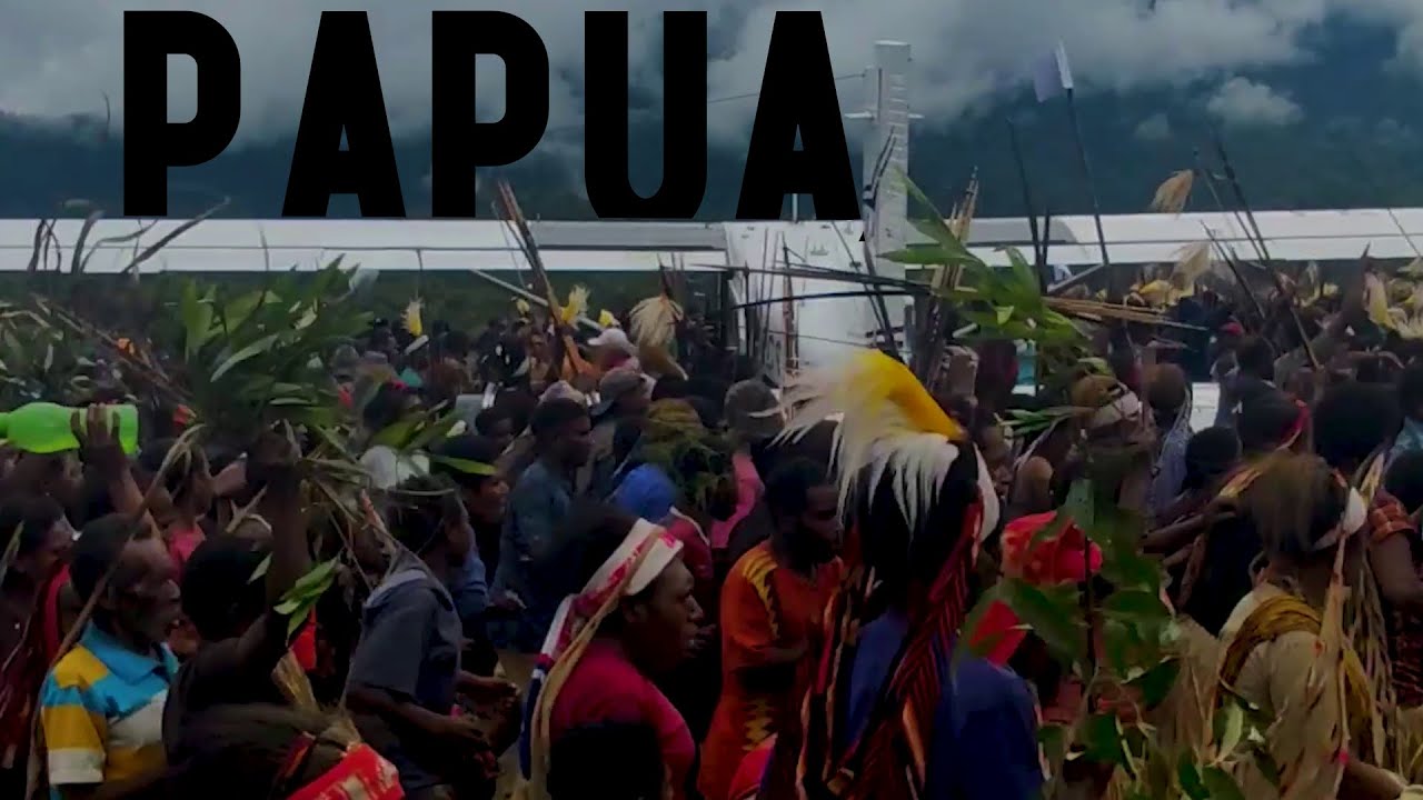 Chaos at Papua Runway