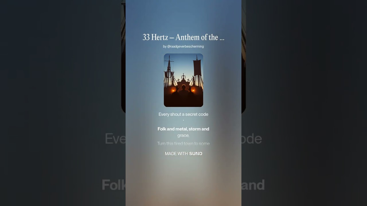 33 Hertz – Anthem of the Hours