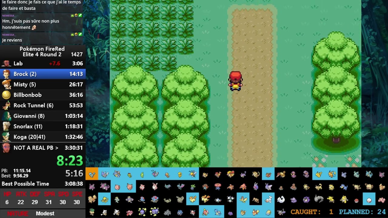Pokemon FireRed Elite 4 Round 2 - 3:28:13 [Top 4]