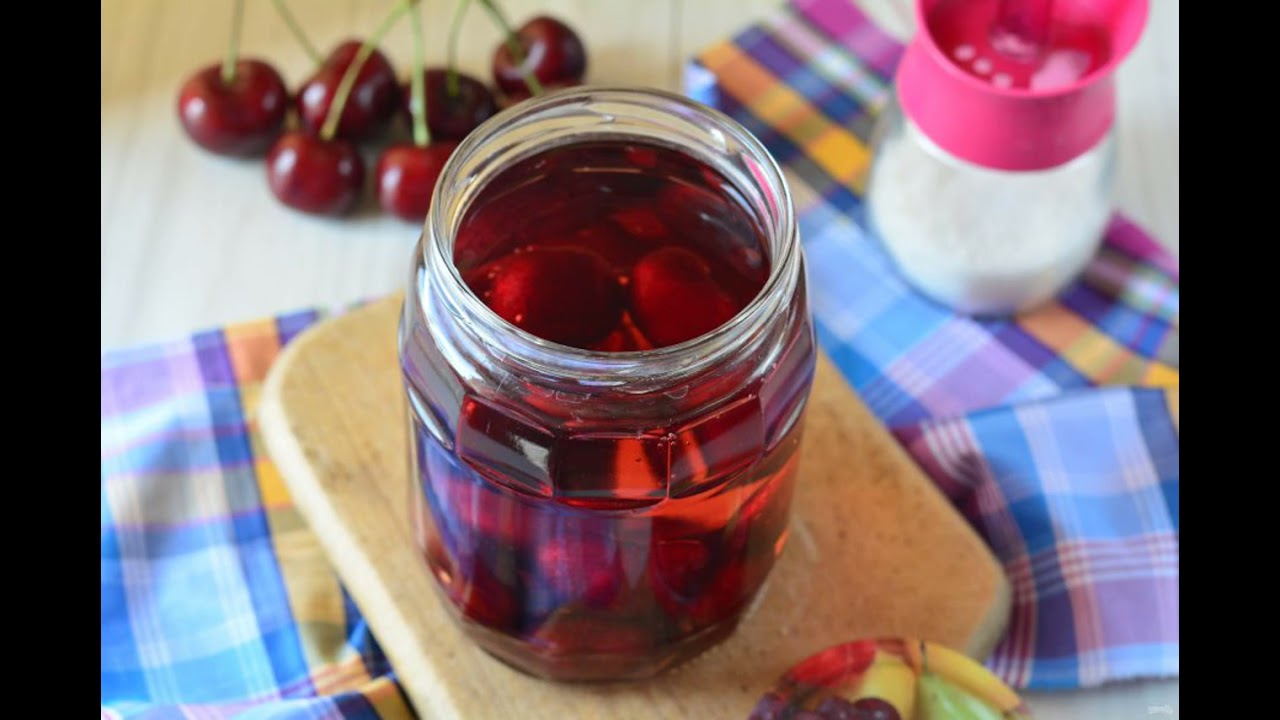 Cherry compote for the winter without sterilization. Recipe at home step-by-step recipe
