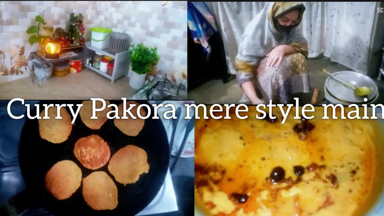Mazaydaar Curry Pakora🥘 || Kitchen cleaning Video🧼🧹🧽|| Daily routine Vlogs 📱
