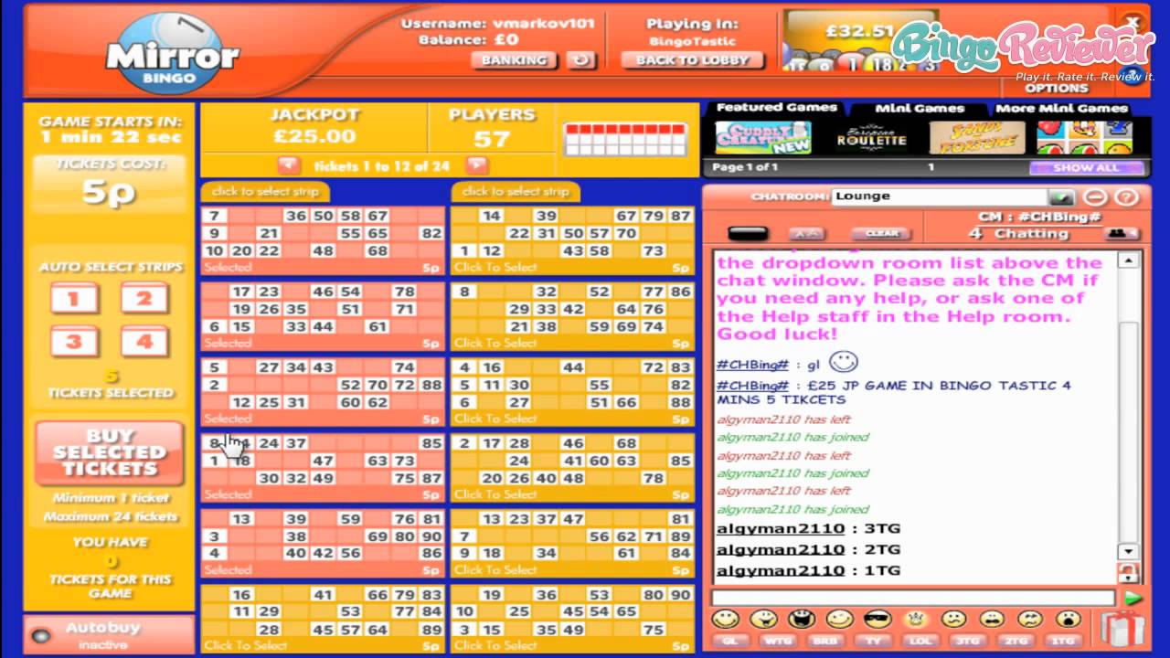 Mirror Bingo - Video Review by BingoReviewer