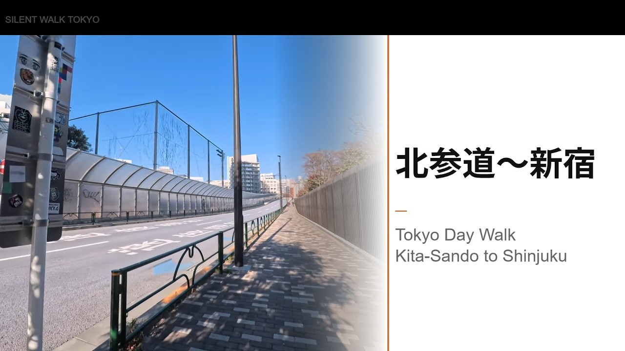 Silent Walk Tokyo | Kitasando~Shinjuku Daytime POV