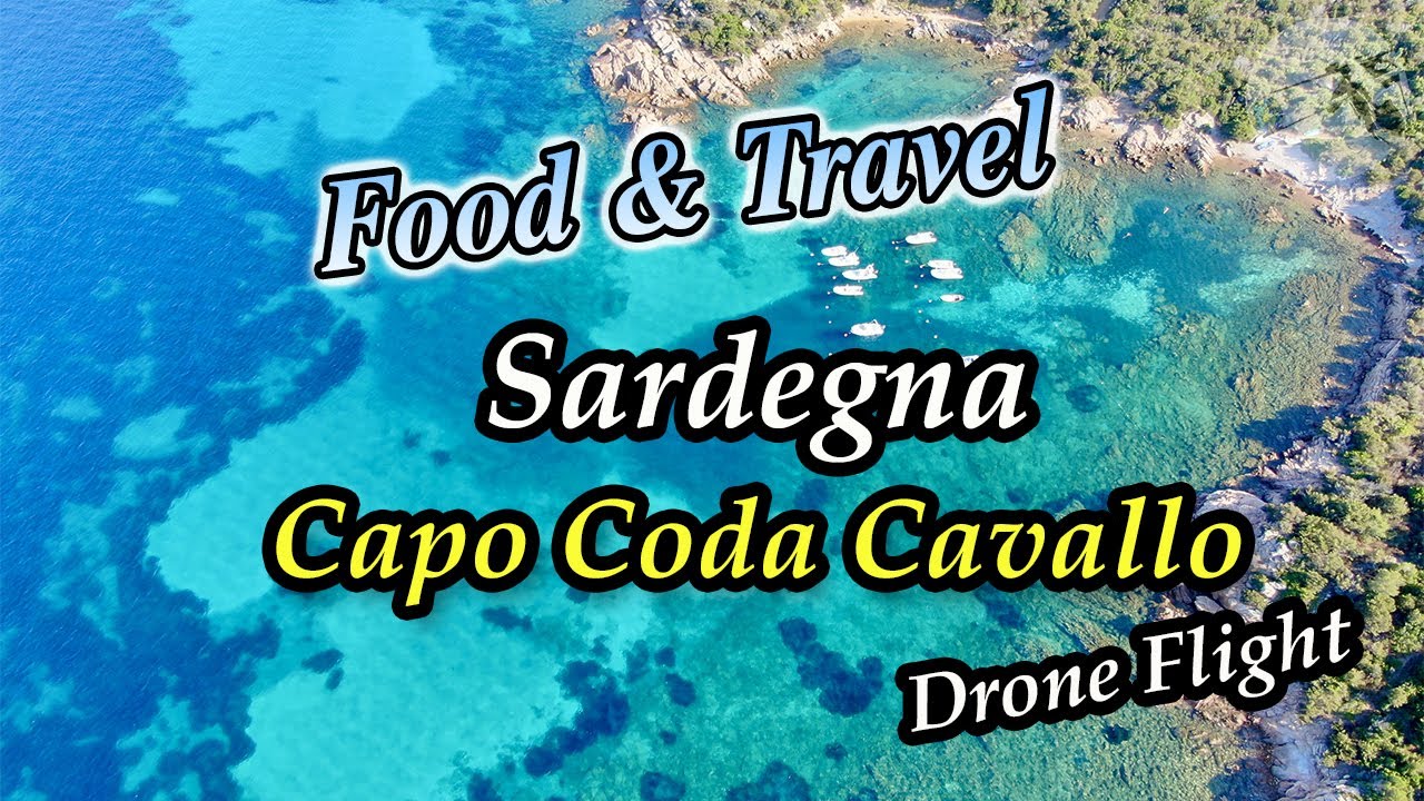 Sardegna Capo Coda Cavallo Drone View