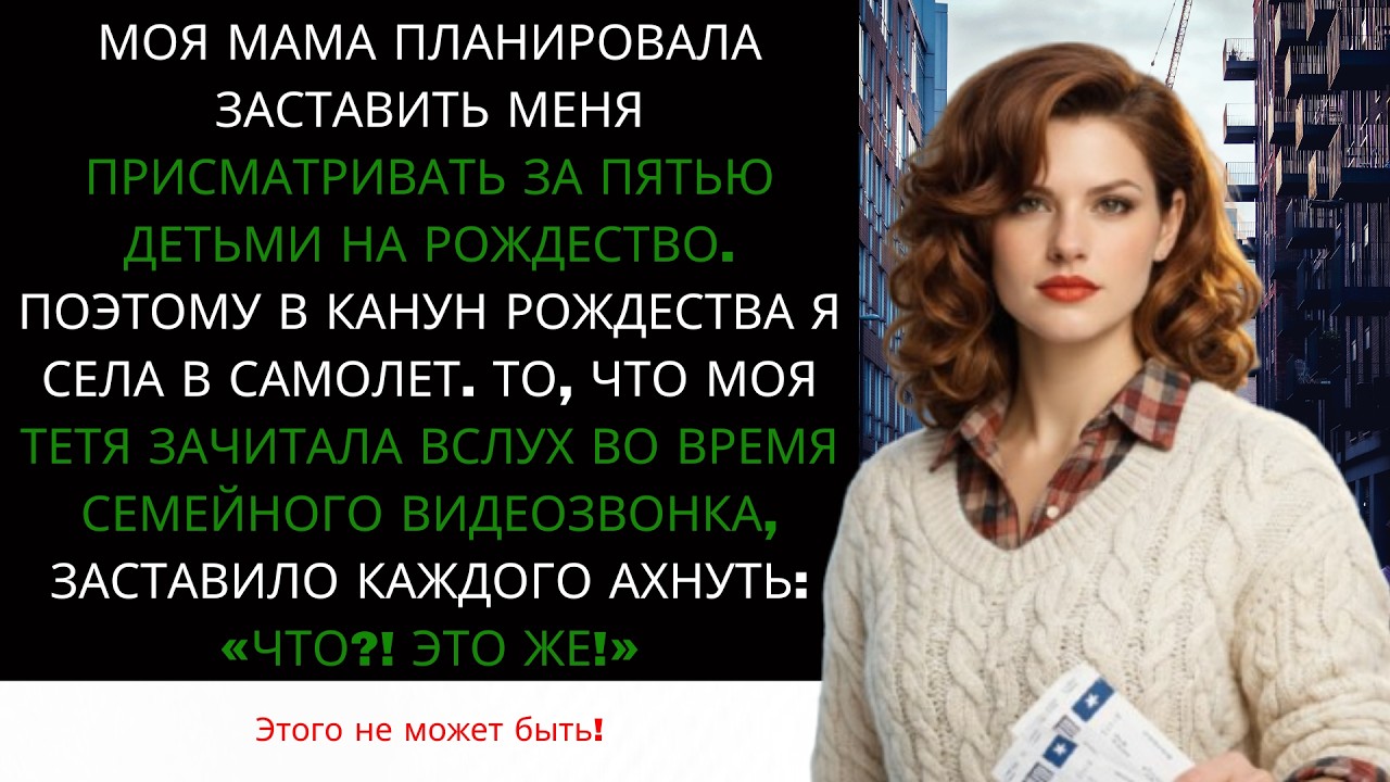 ОНА БЫЛА БЕСПЛАТНОЙ НЯНЬКОЙ 4 ГОДА НО В РОЖДЕСТВО УЛЕТЕЛА НА ПЛЯЖ ЧТО СЛУЧИЛОСЬ ДАЛЬШЕ ШОКИРОВАЛО