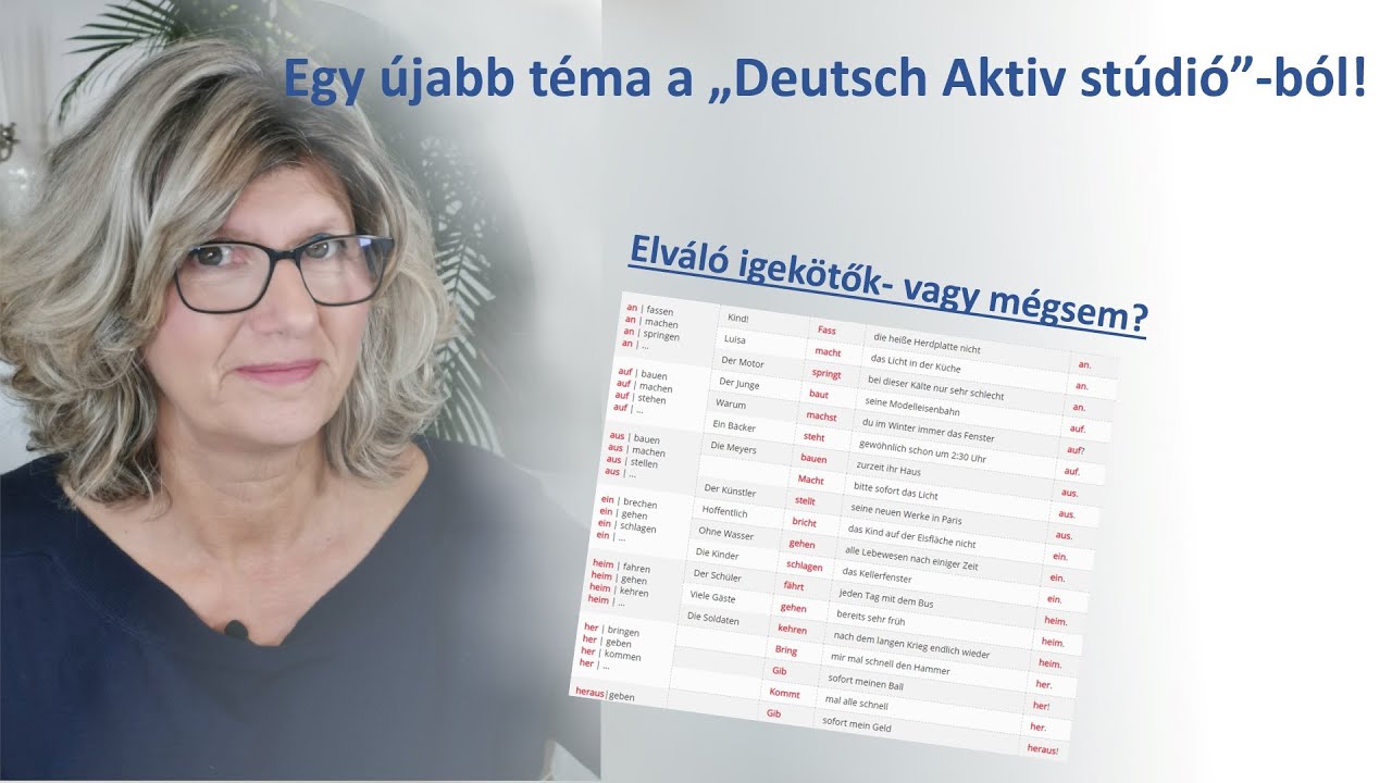 Magyarul is használod, anélkül, hogy észrevennéd! Igekötők a német nyelvben: elválnak vagy nem?